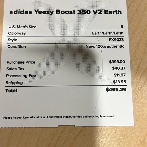 YEEZY BOOST 350 V2 EARTH - Picture 6 of 6